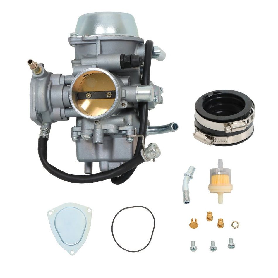 Carburetor For Yamaha Grizzly YFM600 YFM660 ATV & Intake Manifold Boot 600 660