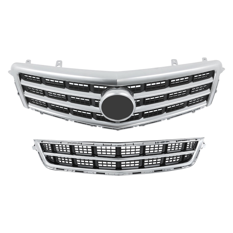 Labwork Front Upper Grille Lower Grill Trim Molding For 2013-2014 Cadillac ATS