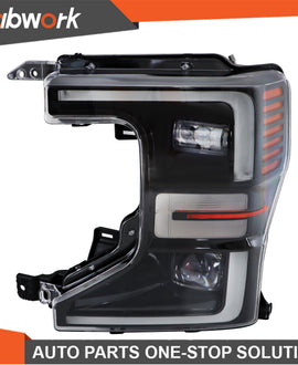 Labwork LED Headlight For 2020-2022 Ford F250 F350 SuperDuty Black Trim- Driver