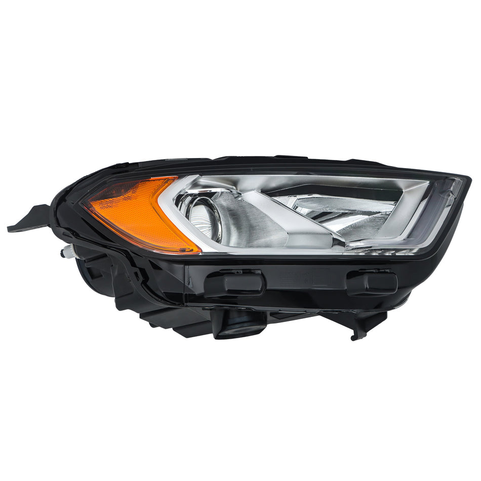 Labwork Left/LH Headlight Assy For Ford EcoSport 2018-2023 Chrome Halogen W/DRL