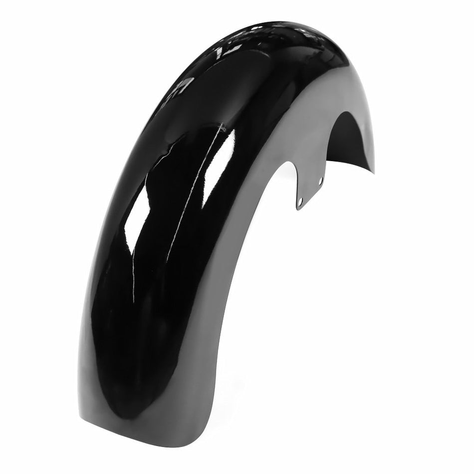 NEW For Touring Road King Glide 23" Wheel Wrap Front Fender Steel Vivid Black
