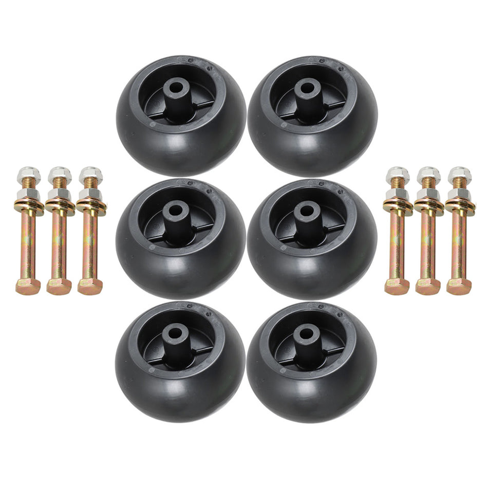 Plastic Hustler Mower Hardware Kit and Deck Wheel Raptor Black  31997 781567