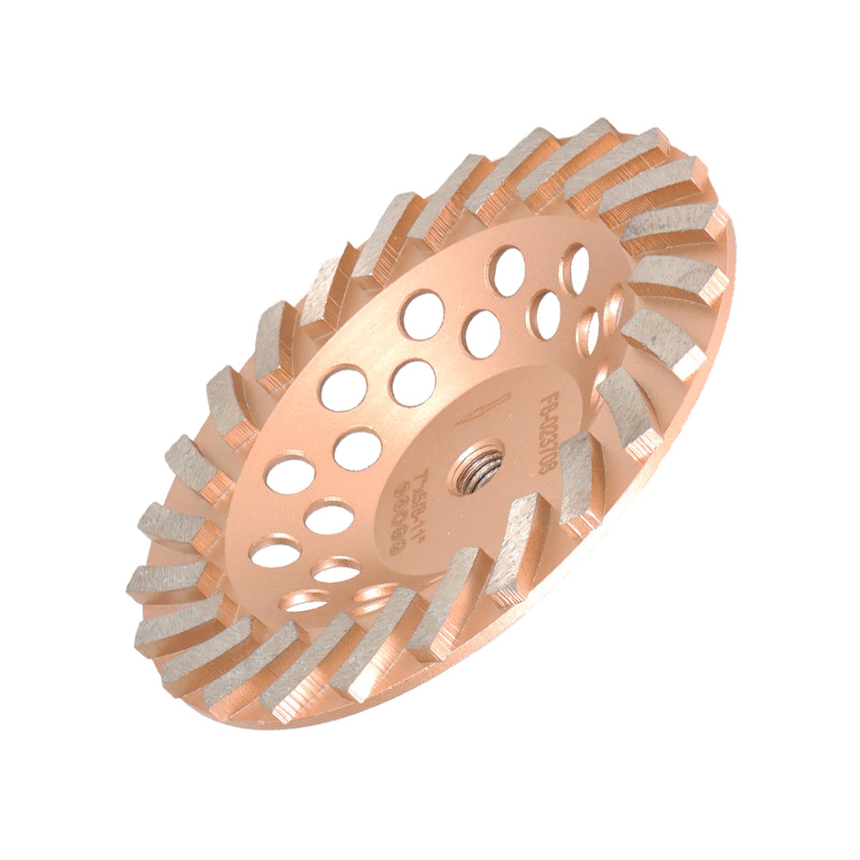 Grinding Wheels 7" Diameter 24 Turbo Diamond Segments 5/8"-11 Arbor