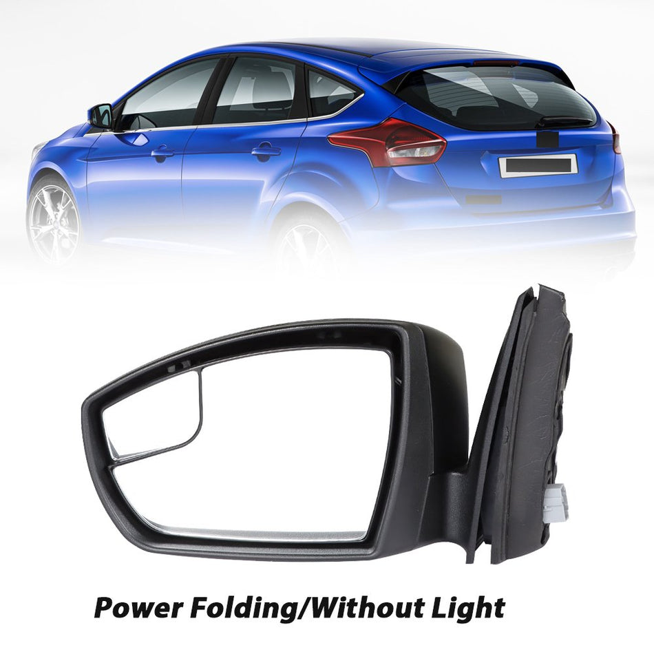 Labwork Left Side Mirror For 2015-2018 Ford Focus F1EZ17683L W/ Power Durable