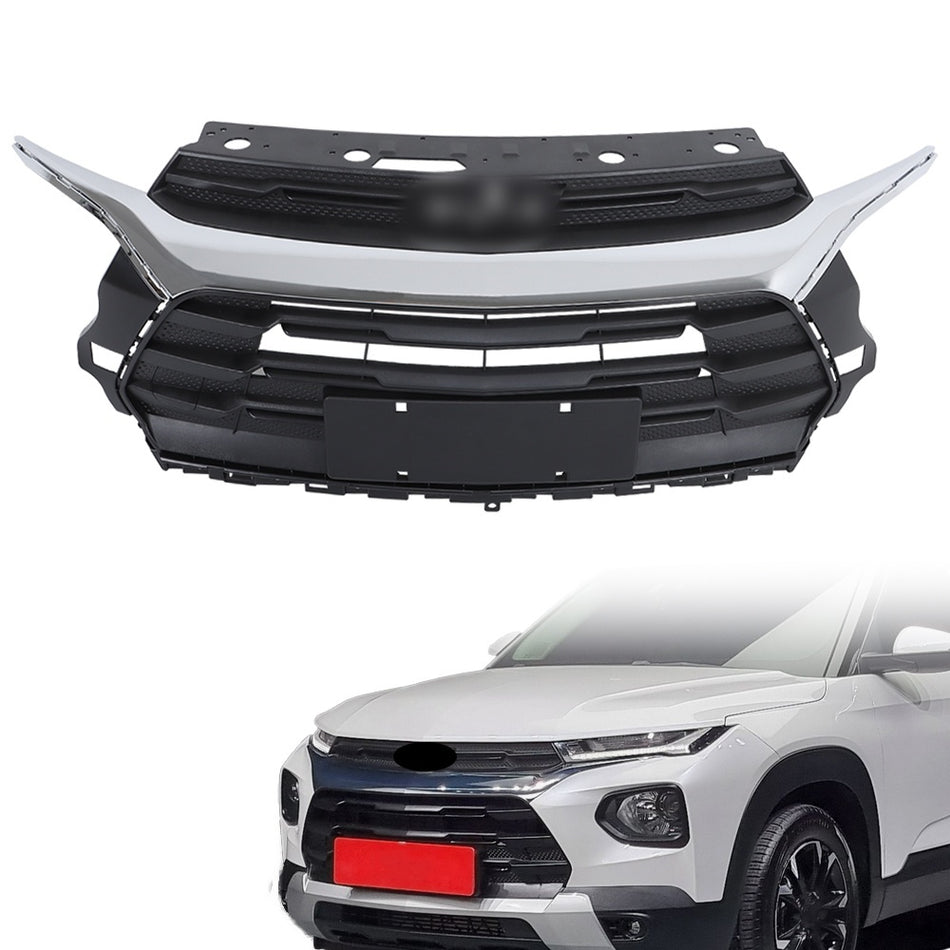 Labwork Front Bumper Chrome Grill Grille For Chevrolet Trailblazer 2021-2023