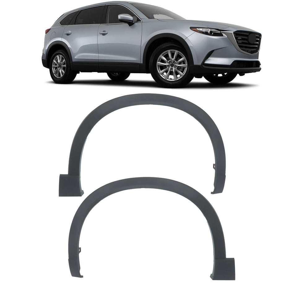 Labwork Front Fender Flares Left LH+RH Right For 2016-2023 Mazda CX-9 CX9 Pair