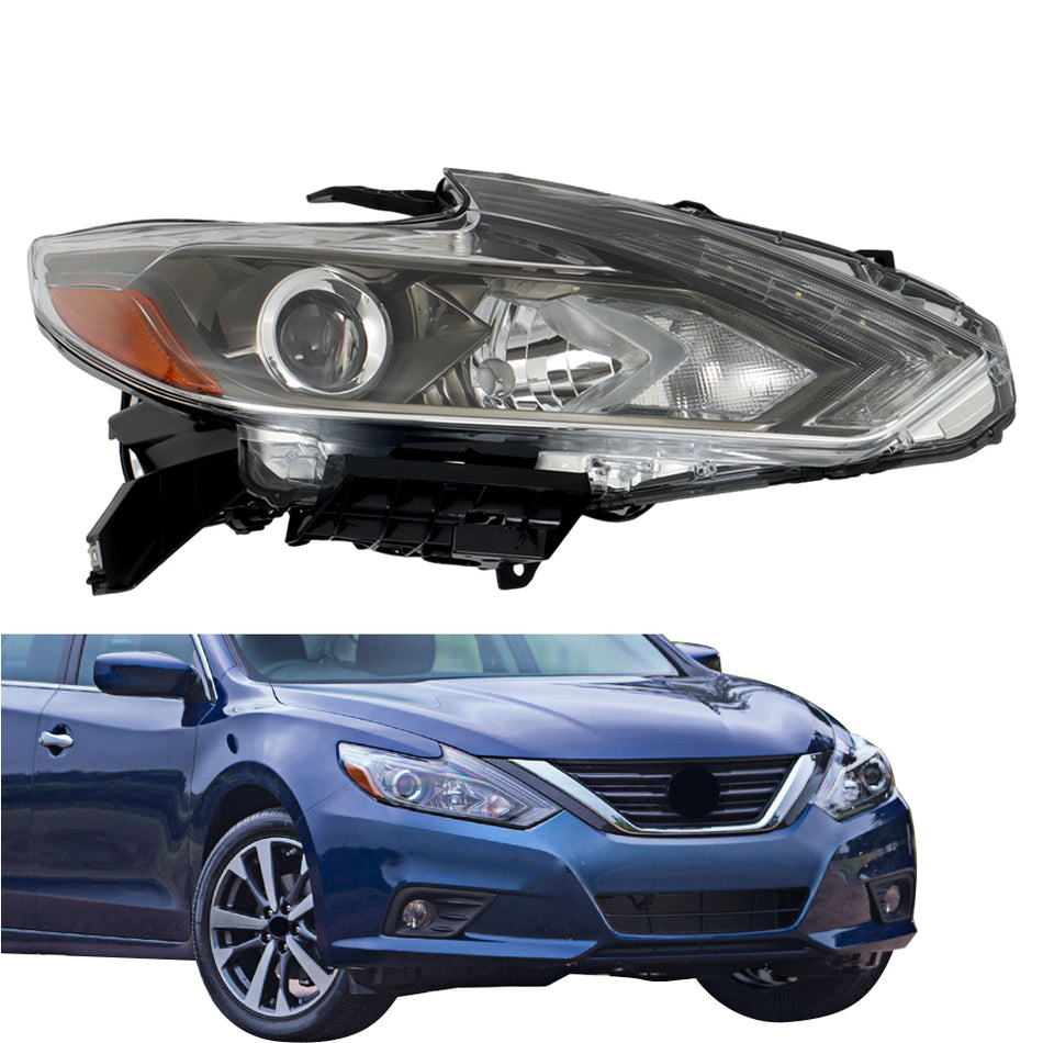 Labwork Right Headlight For 2016 2017 2018 Nissan Altima LED Type Chrome Housing