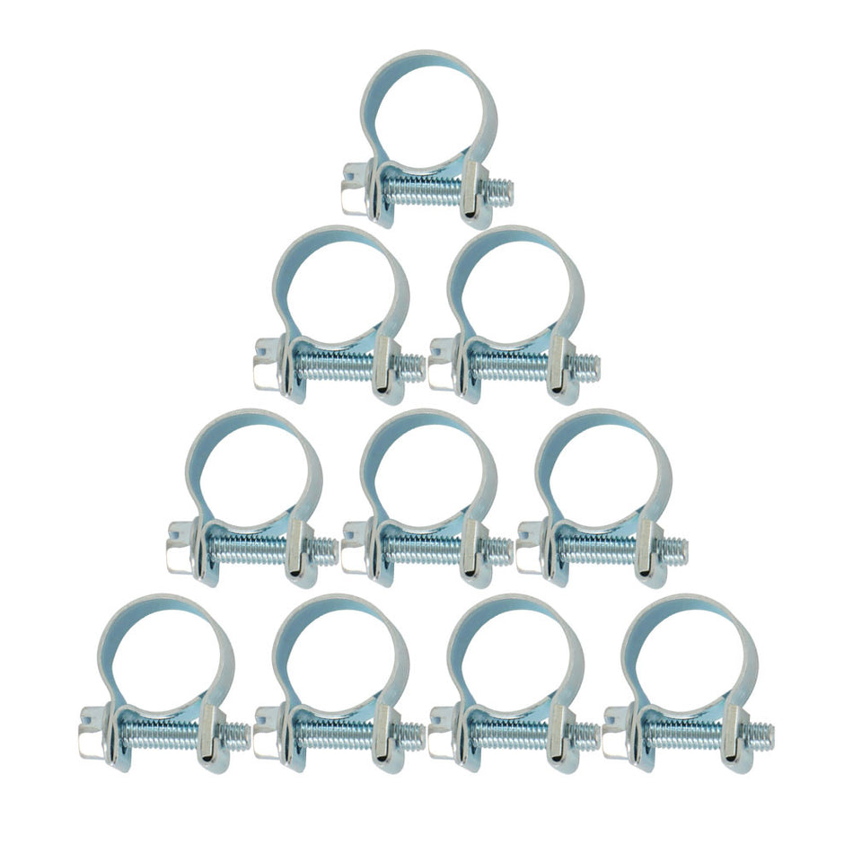New 19/32" Fuel Injection Hose Clamp / Auto Fuel Clamps Clip Pipe - 10 Pack