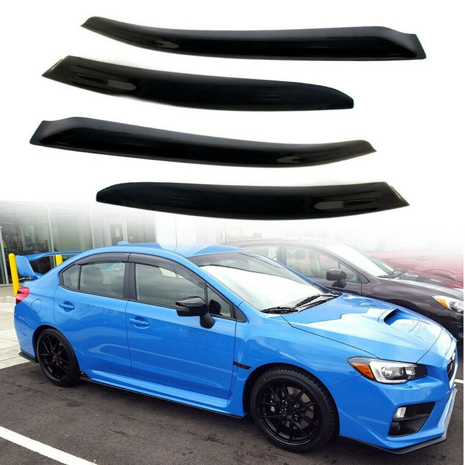Labwork Window Visors For 2015-2018 Subaru WRX STI Sun Rain Vent Deflectors