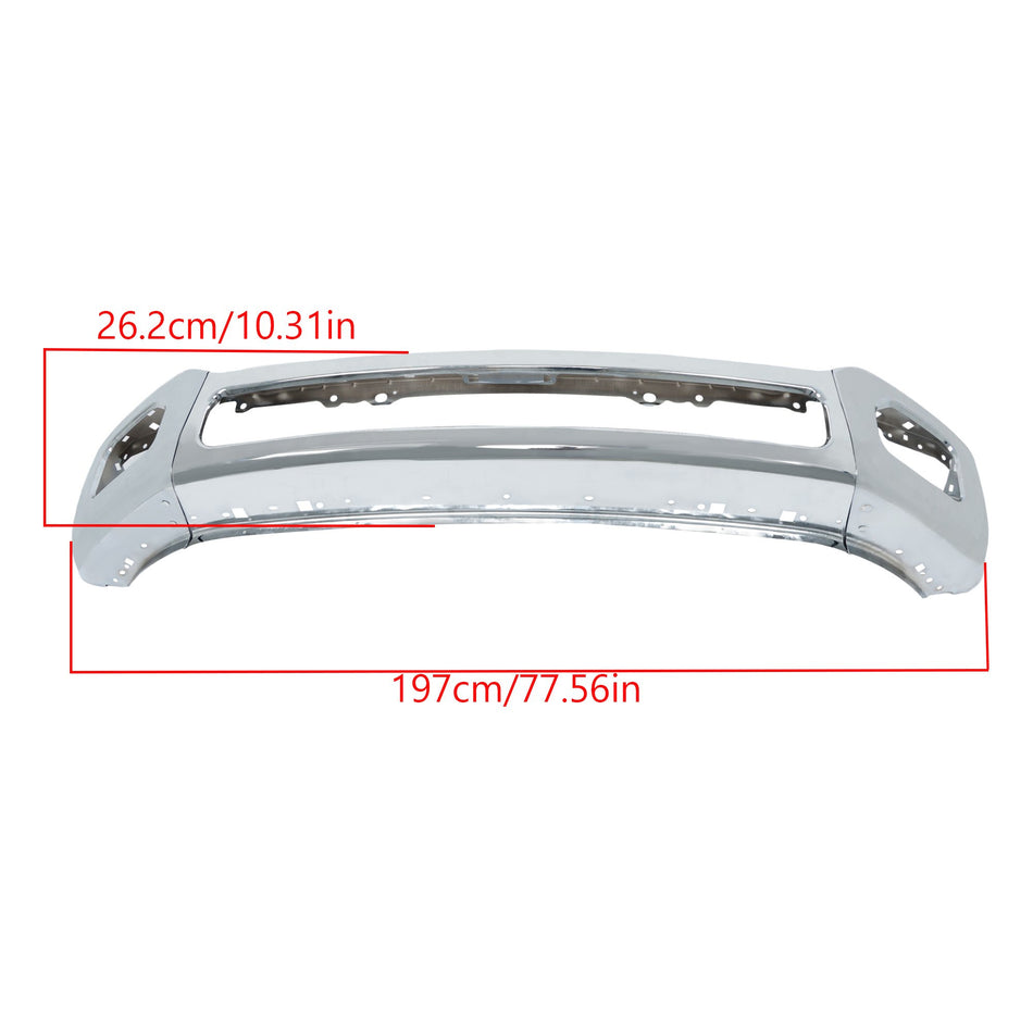 Labwork For F-250 F-350 Super Duty Truck 2011-2016 Front Bumper Face Bar Chrome