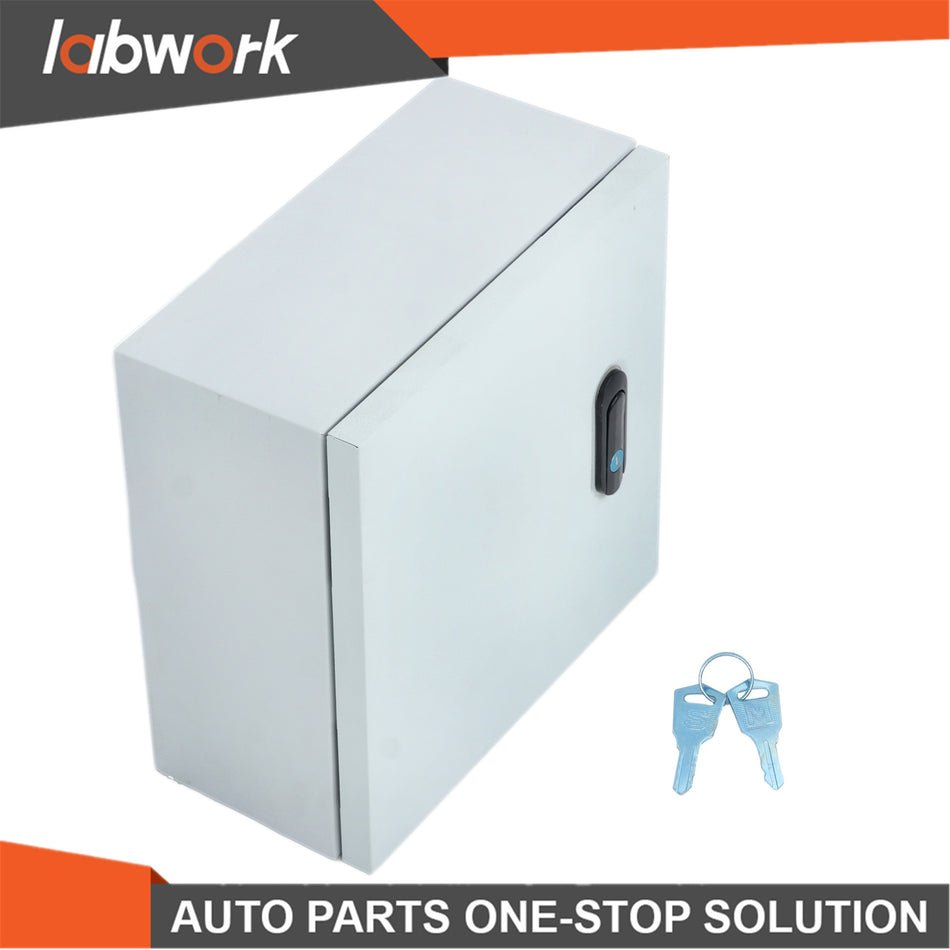 Labwork 16x12x8" NEMA 4X Steel Electrical Box IP66 Outdoor Enclosure w/Lock