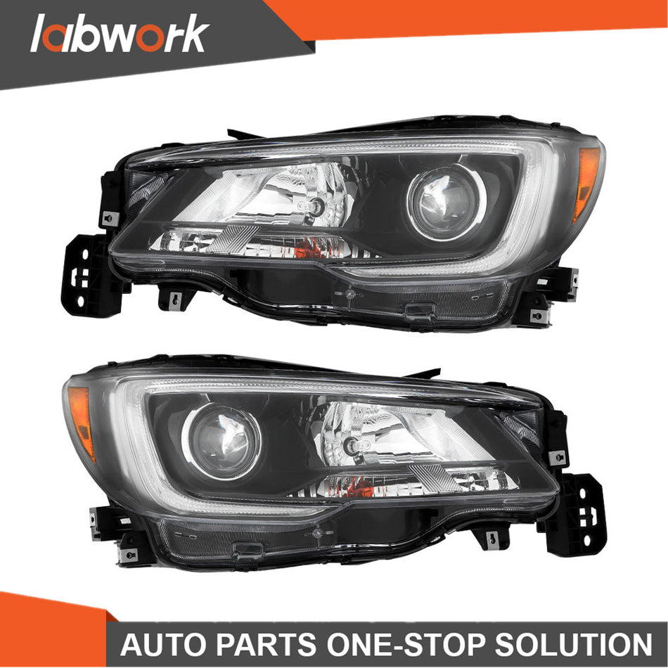 Labwork Headlight For 2018-19 Subaru Outback/Legacy Halogen Left+Right Side