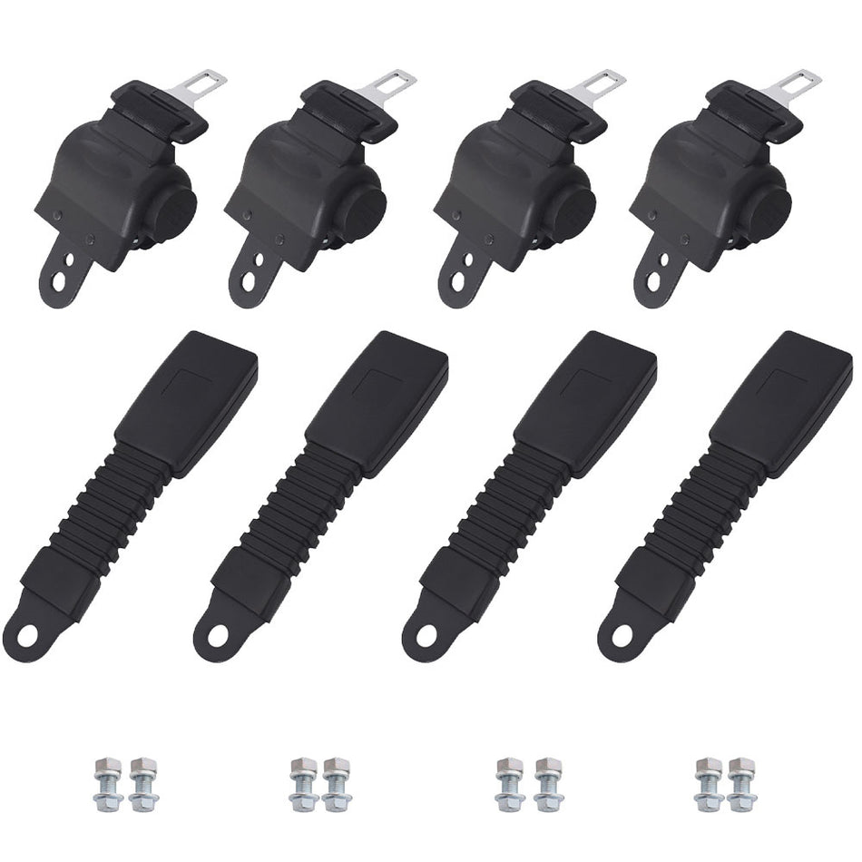 Golf Cart Seat Belts Lap Set Retractable 42" For EZGO/Yamaha/Club Car 4 Sets