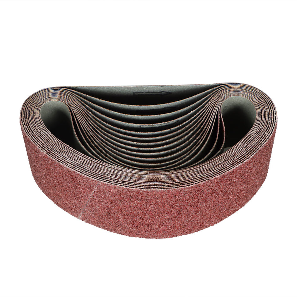 12PCS 4x24" Sanding Belts 80 120 150 240 400 US Grit Belt Sander Paper Sandpaper
