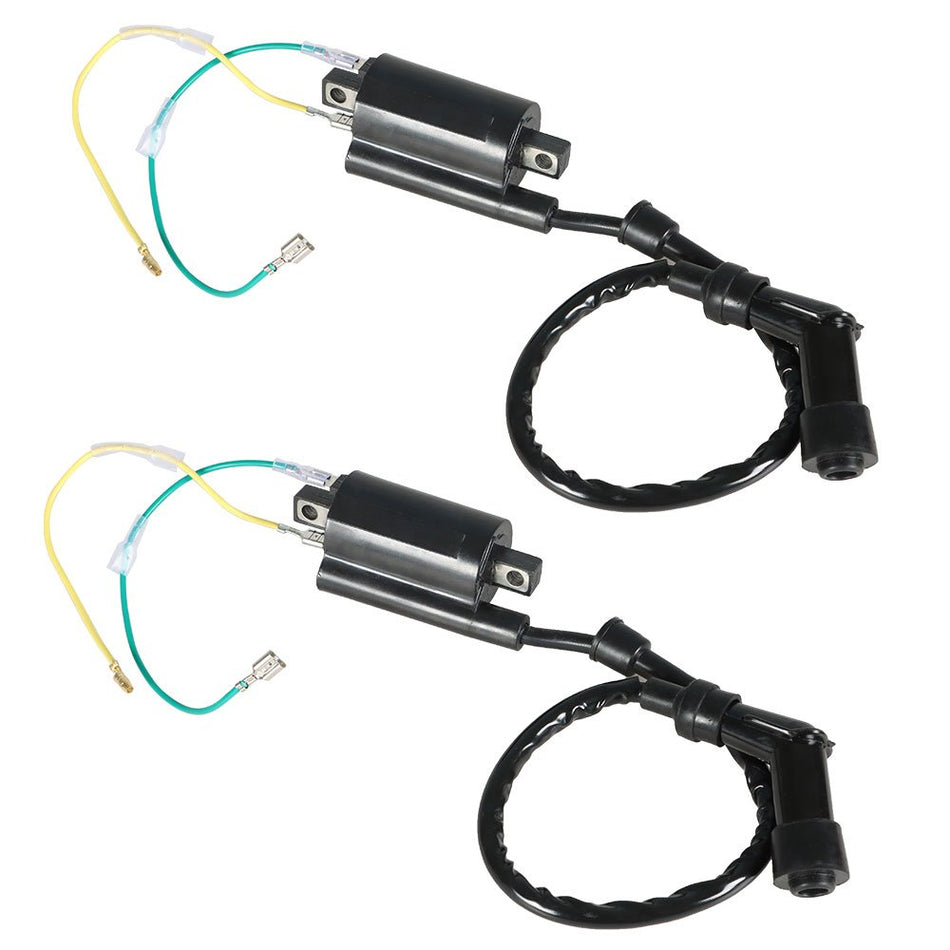 2PCS Ignition Coils 12V For Honda CB350 CL350 SL350 CL450 CB450 CB500 1965-1975