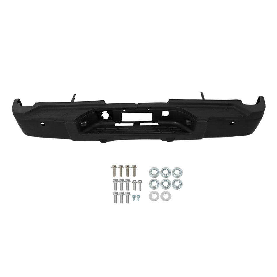 Labwork Rear Bumper Assembly For 2011-2014 SIlverado Sierra 2500 W/Sensor Holes