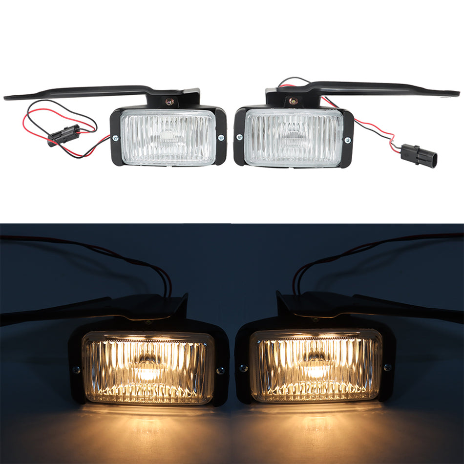 Labwork Right&Left Bumper Fog Lights Fit For Chevy GMC C/K 1500 2500 3500 88-97