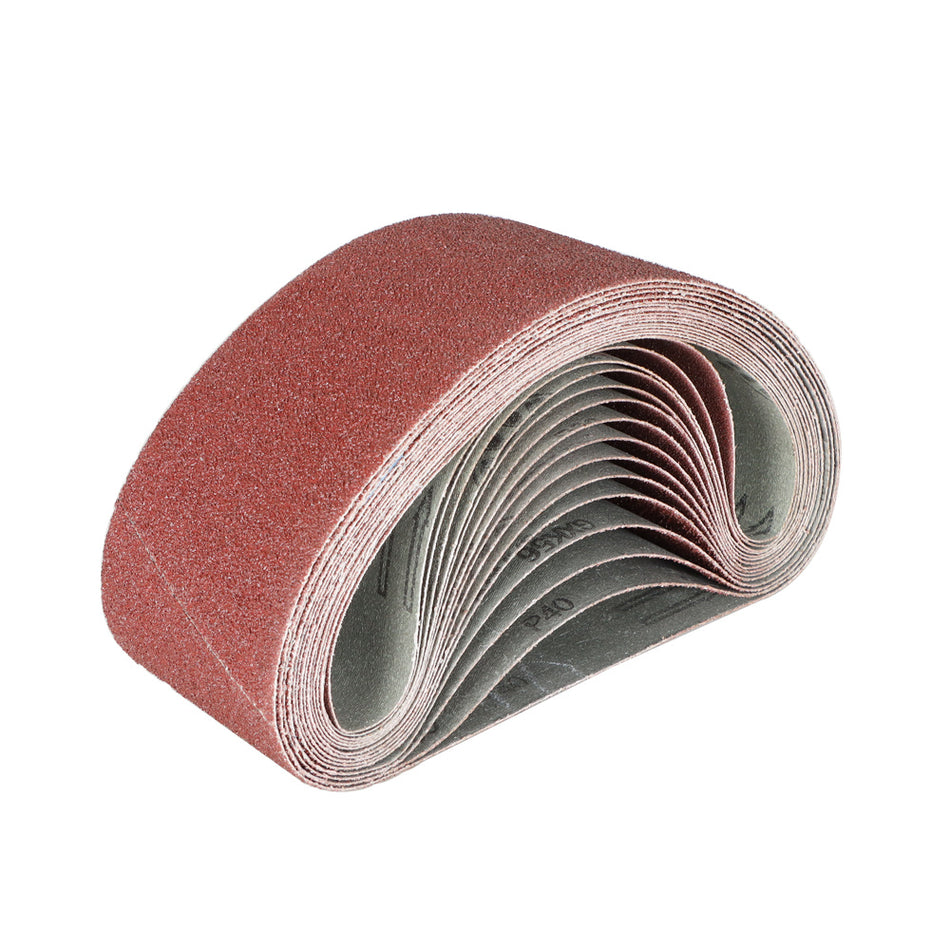 Mix Sanding Belts 4 In x 24 In 40/80/120 Grits Aluminium Oxide Sanderpaper New
