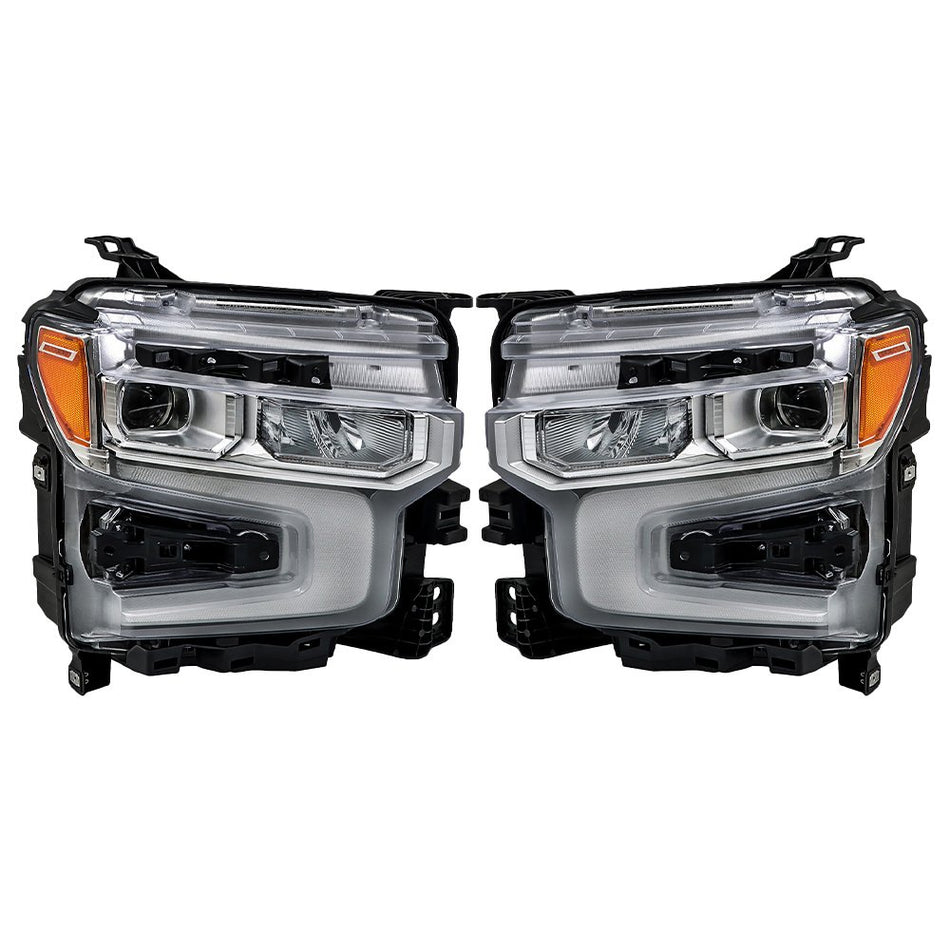 Labwork RH＆LH Headlight For 2022-2024 Chevy Silverado 1500 LTZ LED DRL Headlamp