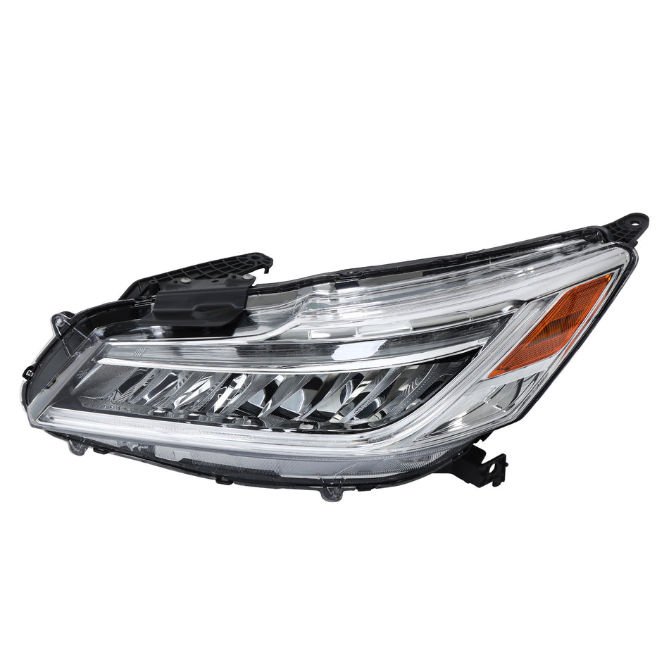 Labwork Left Side LED Headlight Chrome Headlamp For 2016-2017 Honda Accord Sedan