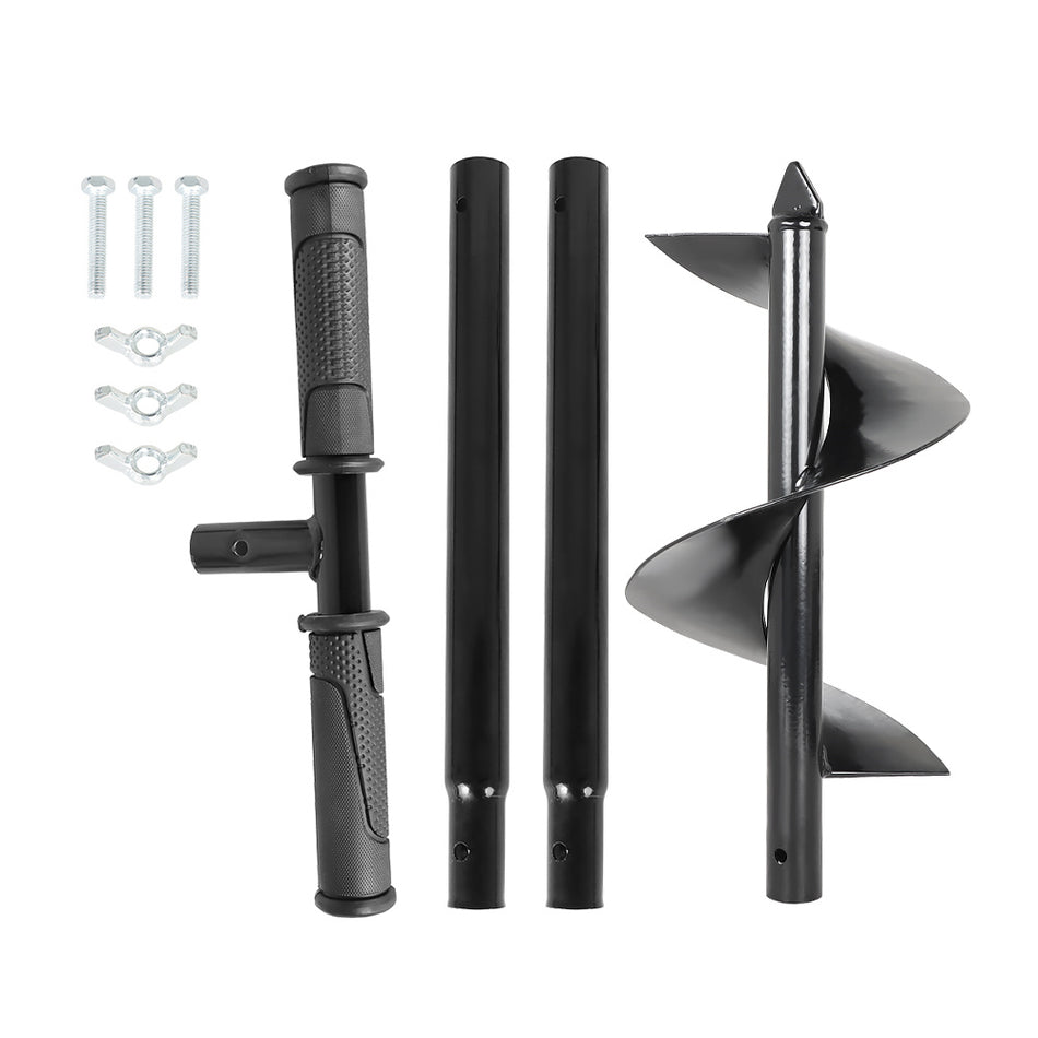 Fits For Garden Planting Bulb Planting Auger 5.9" x 33" Hand Auger Drill Bit