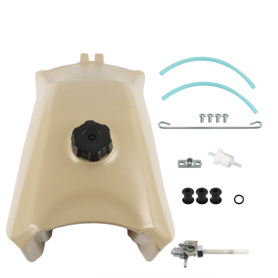 Fuel Tank W/ Cap & Fuel Petcock For Honda FourTrax 300 TRX300 1993-2000 Beige