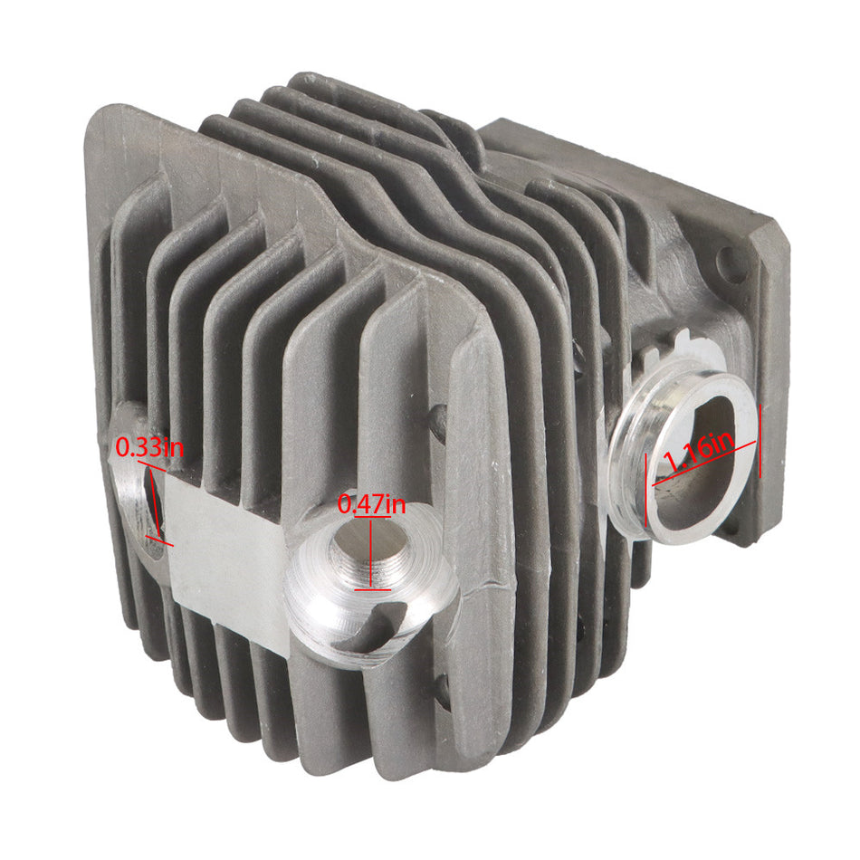 52MM For MS460 046 Magnum Nikasil Cylinder Piston kit Top End Set Gaskets NEW