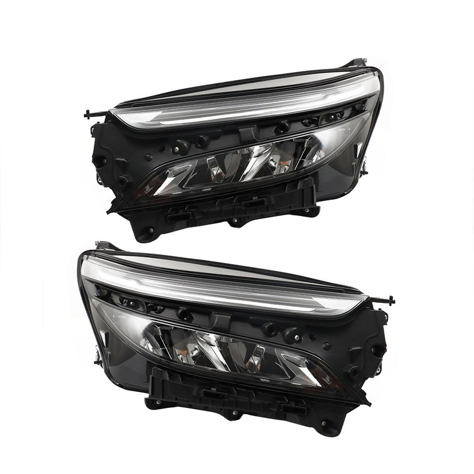 Right+Left Headlight For 2022-2023 Chevy Equinox LT/RS Full LED Chrome Housing