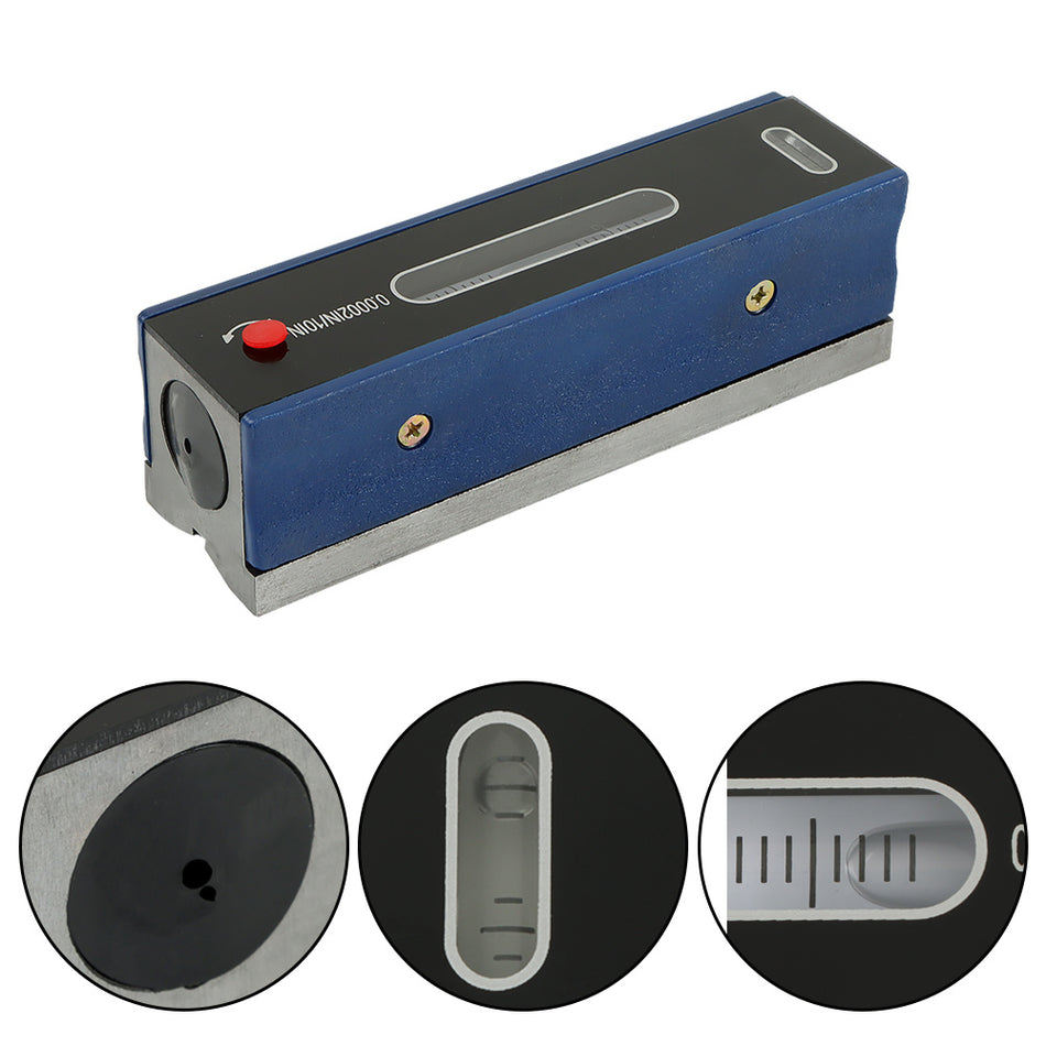 Precision Level Bar 6 Inch Inspection Engineers Leveler Block Machinist 0.02mm/m