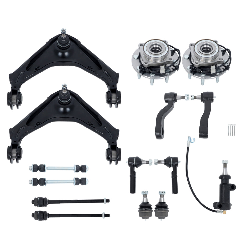 Labwork Front Wheel Bearing Hub Control Arm For Gmc Sierra 1500 Hd 2001-2003 4WD