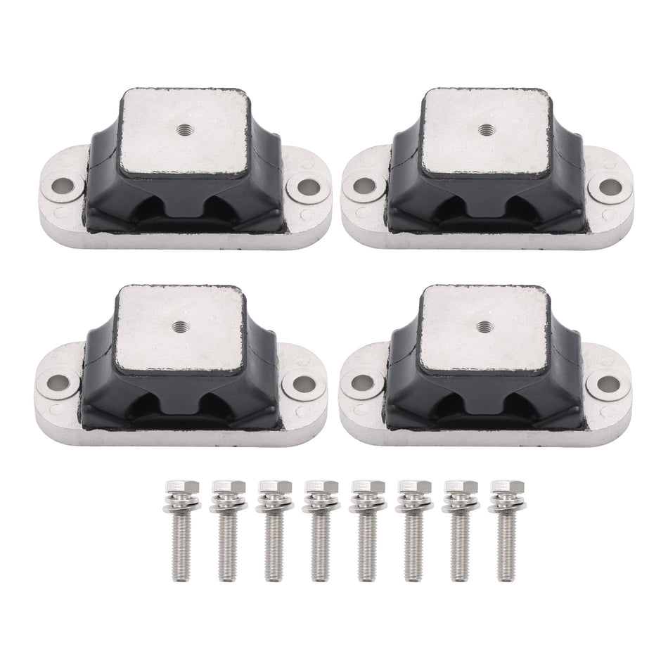 4 Pcs Engine Motor Mount Rubber Replacement for Yamaha WaveRunner 1100 1000