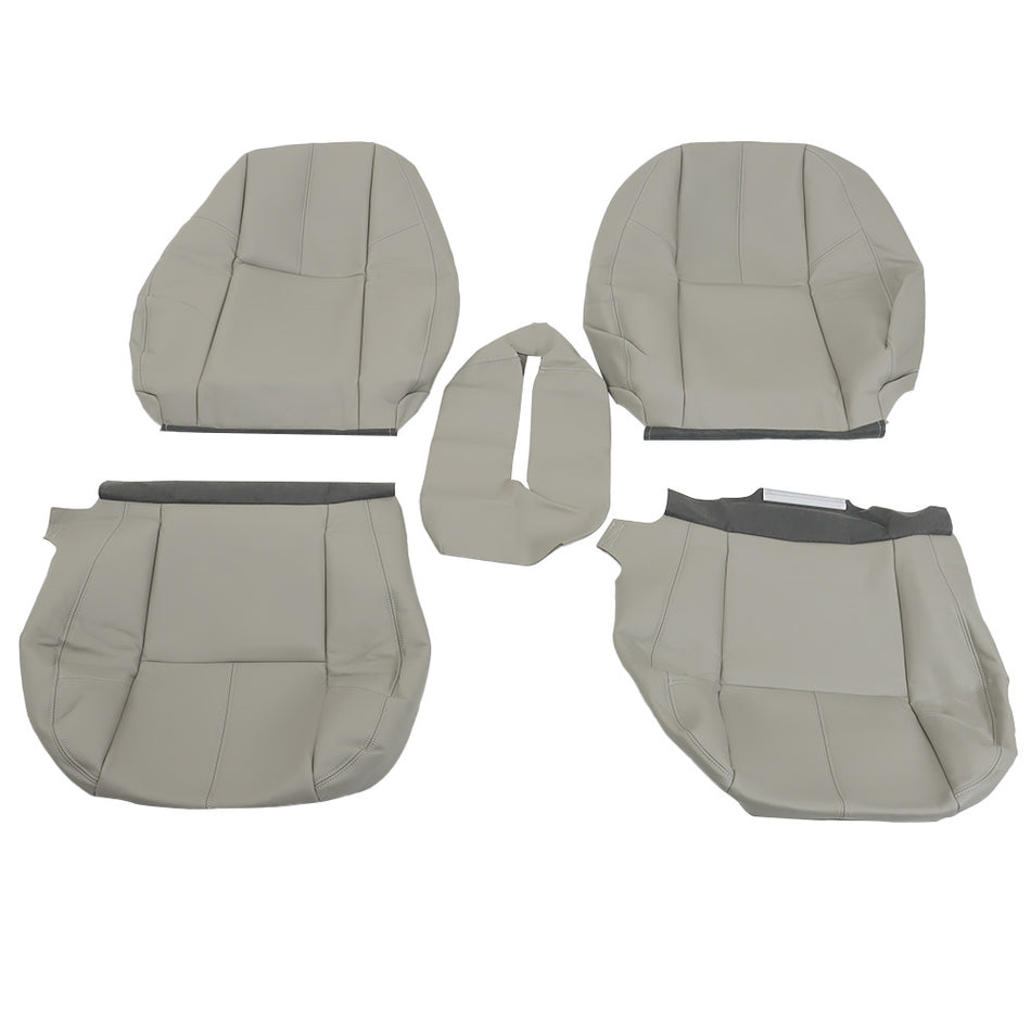 Labwork Seat Cover Left Right Bottom Top For Chevy Tahoe GMC Sierra 07-14 Gray