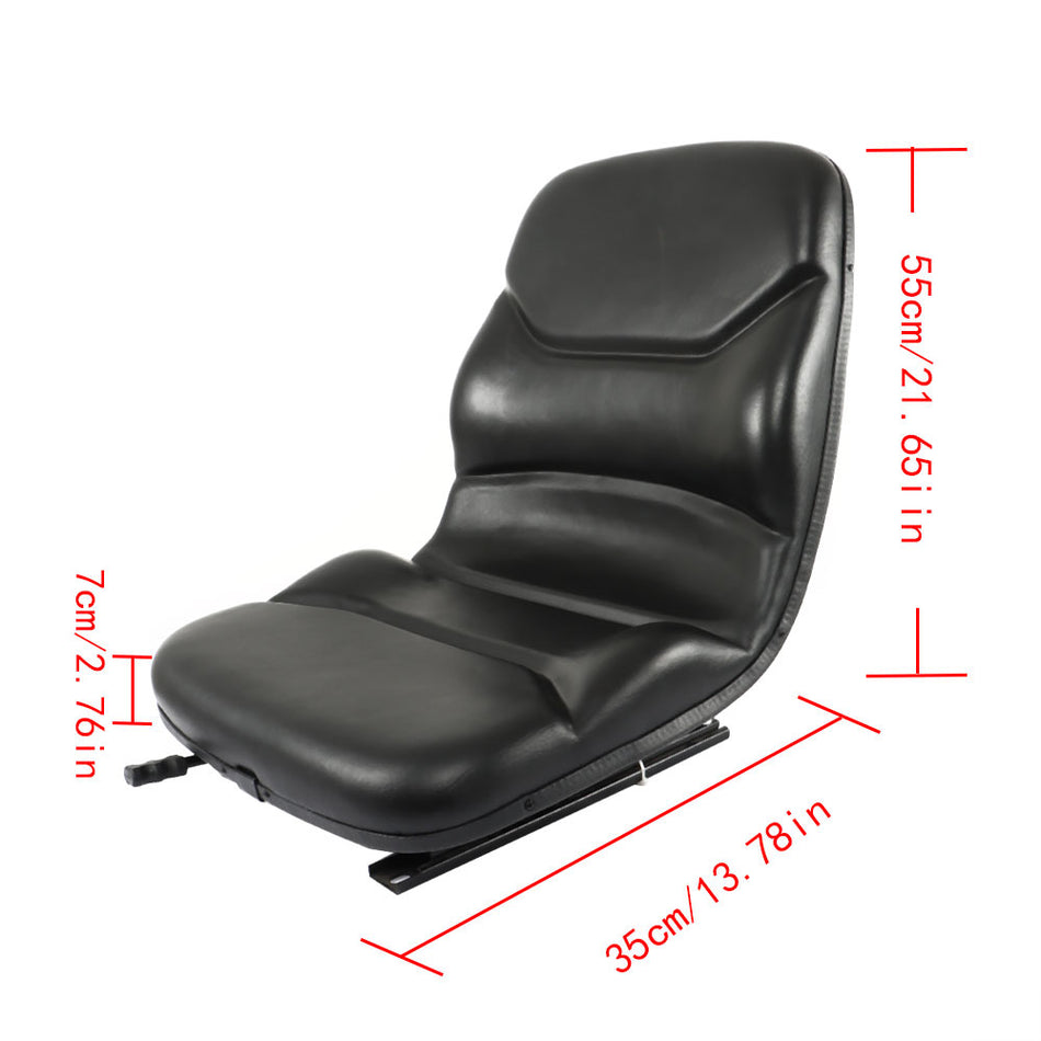 Black Seat For Case Backhoe Loader 580E 580D 580L 580M 580CSkid Steer Loader