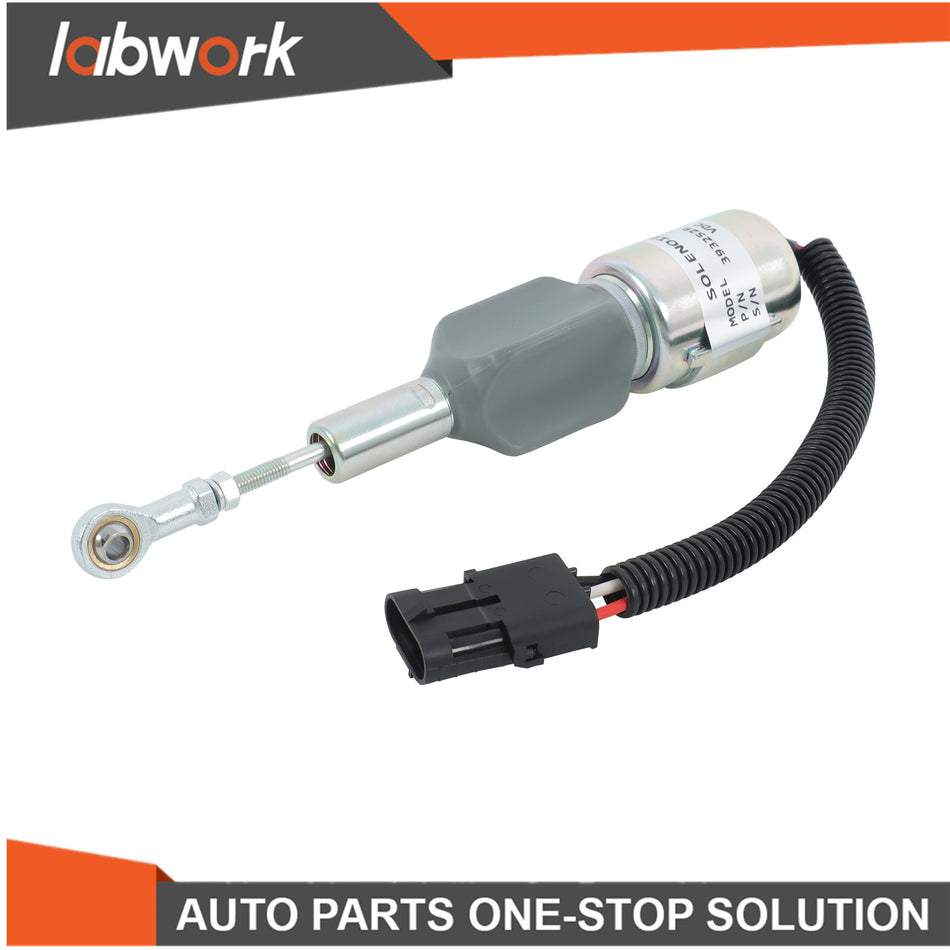 Labwork 12V Fuel Shutoff Solenoid for CUMMINS 3935431 J932529 3930658 3932529
