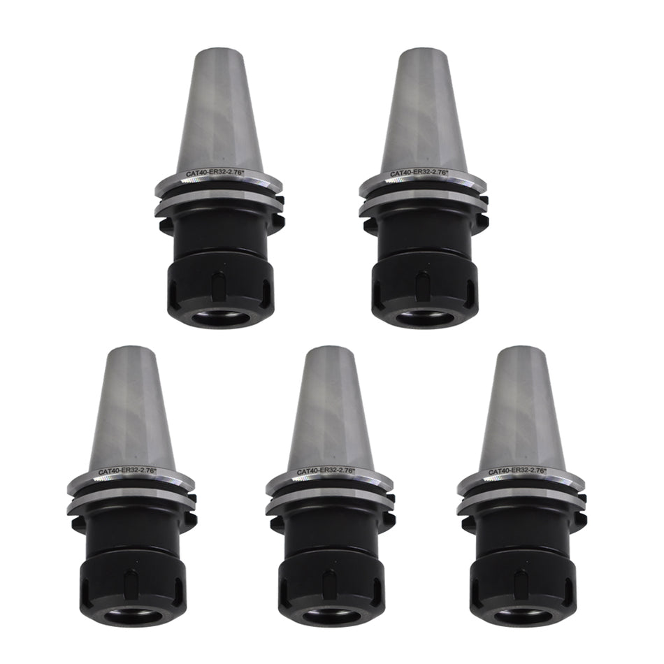 5PCS CAT40-ER32 COLLET CHUCK CHUCKS balanced to G2.5/25000RPM B25-CAT40-ER32-NEW
