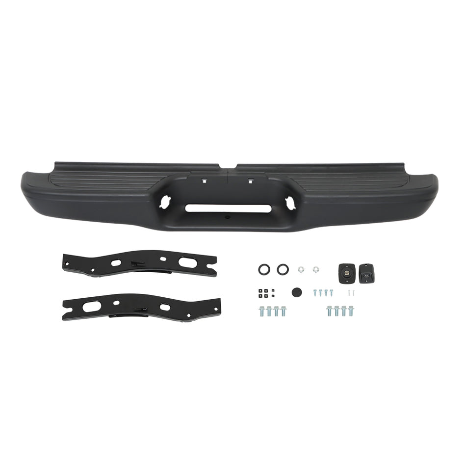 labwork Rear Steel Bumper Assembly Kit for Toyota Tacoma Truck 1995-2004 Black TO1102214 95-04 2283598201