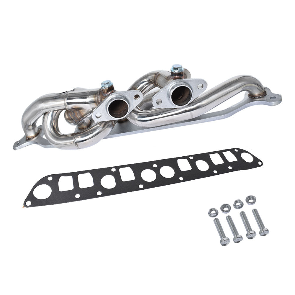 labwork Stainless Steel Exhaust Header Manifold for 00-06 Jeep Wrangler TJ 4.0