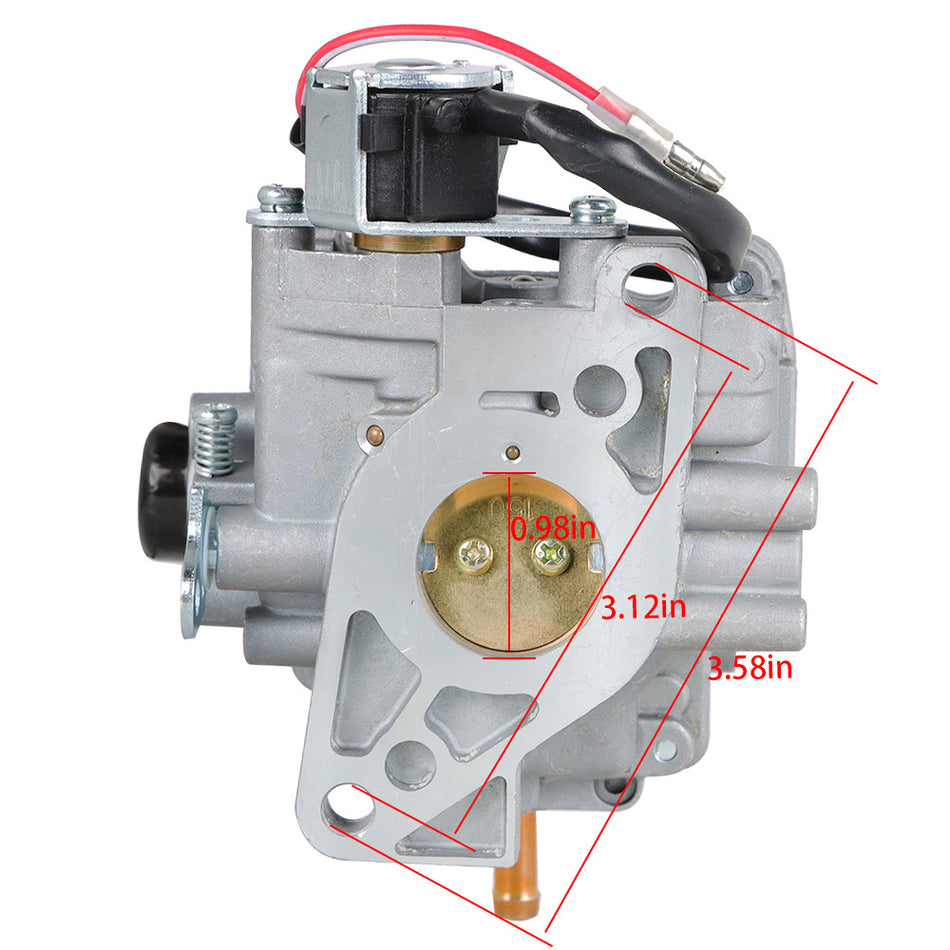 Carburetor With Gasket Fit For Kohler CH18 18hp CH20 20hp CH22 W/ Solenoid Valve