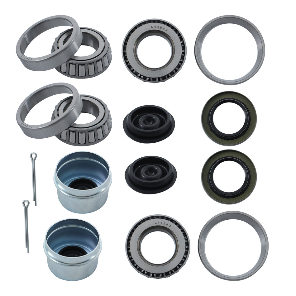 Labwork Trailer Axle Bearing L44643 / L44610 Bearing Kits 2 Sets 2000-2200 Lb