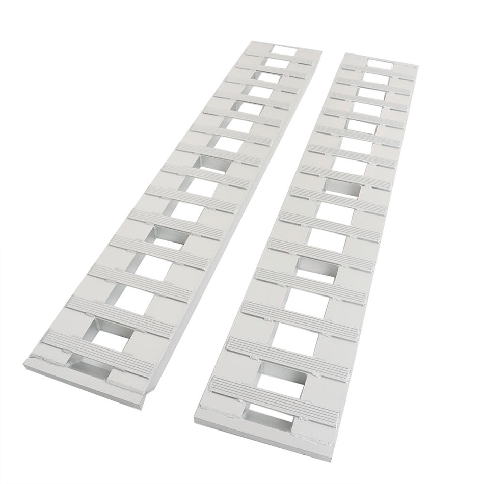 Labwork 84" x 15" 6061T6 Aluminum 6000 LBS Truck Car Auto Trailer Ramps Hook end