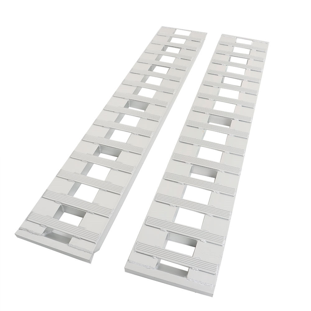 Labwork 84" x 15" 6061T6 Aluminum 6000 LBS Truck Car Auto Trailer Ramps Hook end