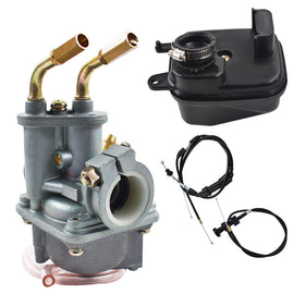 Carburetor For Yamaha Y ZINGER PW 50 PW50 Air Filter & Throttle Choke Cable FREE