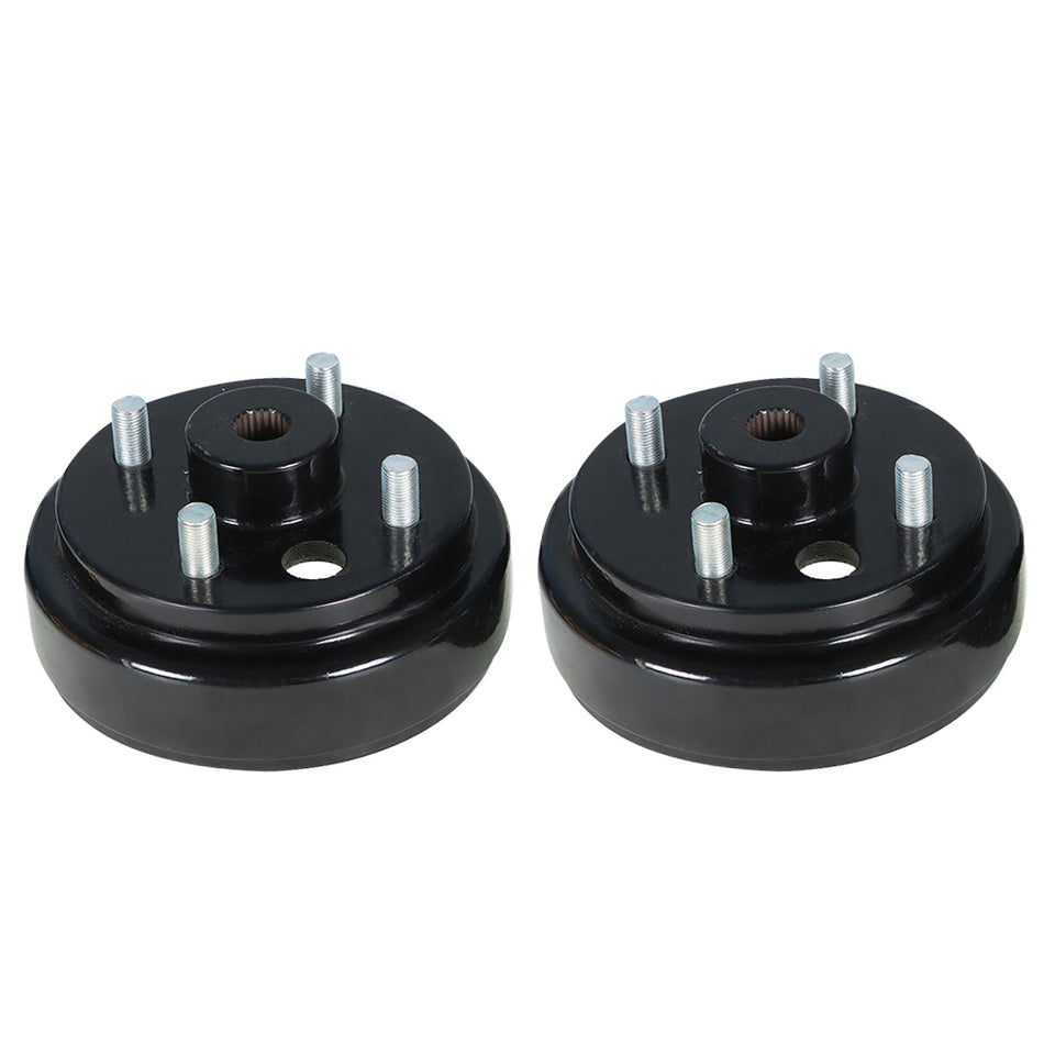 2X Rear Wheel Brake Hub Drum FOR EZGO Golf Cart Electric 82+ Gas 2 Cycle 82-93