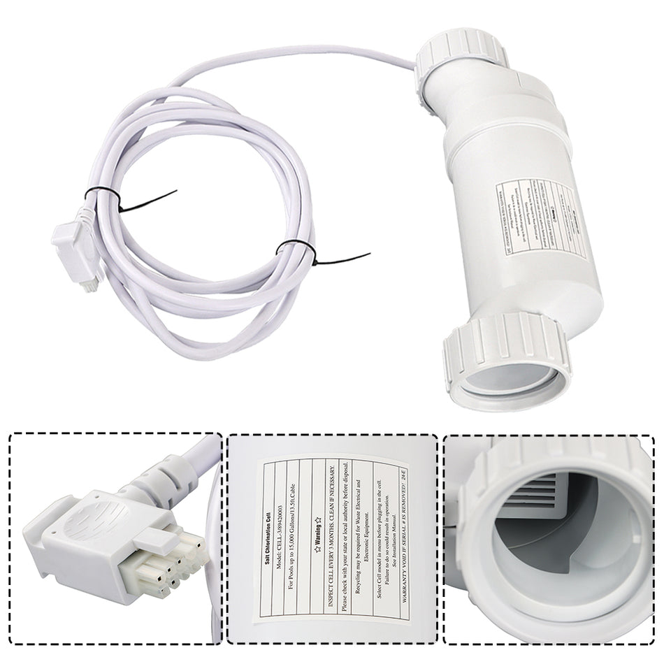 For Hayward W3T-CELL-3 Swimming Pool Salt Chlorine Generator 15,000 Gallons