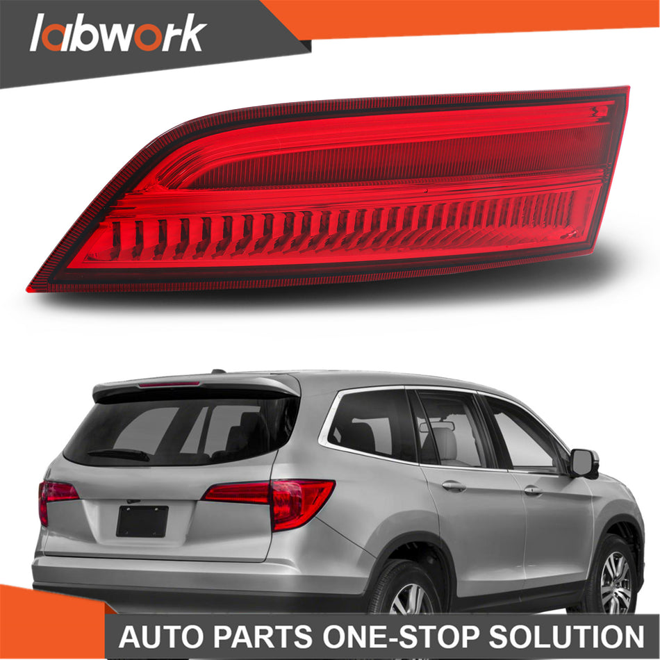 Labwork Tail Light For 2016-2018 Honda Pilot Halogen Rear Inner Passenger Right