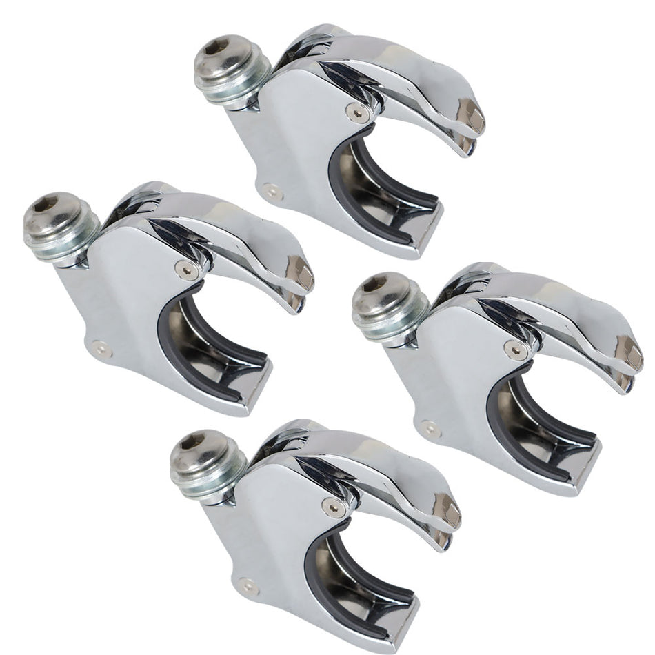 49mm 4PCS Windshield Windsreen Clamps For Dyna Super Wide Glide FXDB FXDF