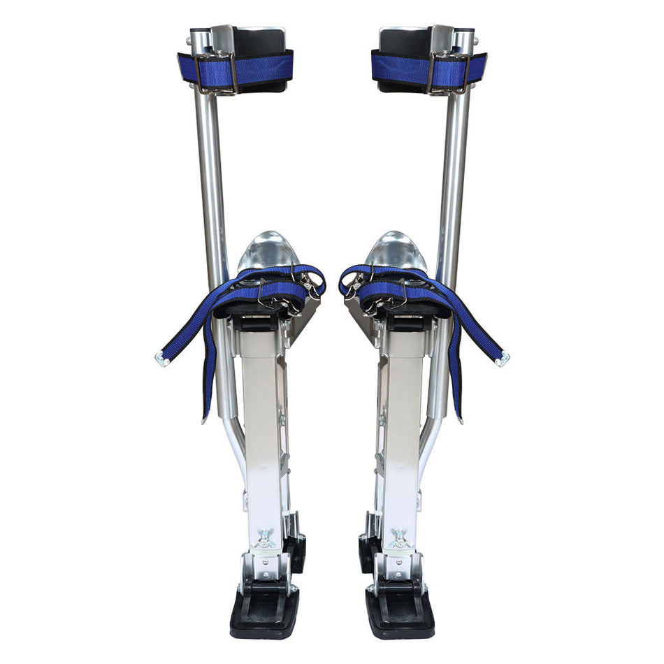 Drywall Stilts Painters Walking Finishing Tools - Adjustable 18" - 30" Silver