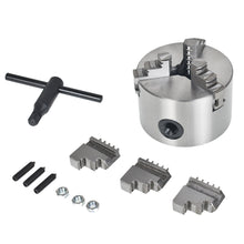 Load image into Gallery viewer, 3 Jaw Lathe Chuck Manual Chuck 3" Self-centering Lathe Drilling Part K11-80 80mm