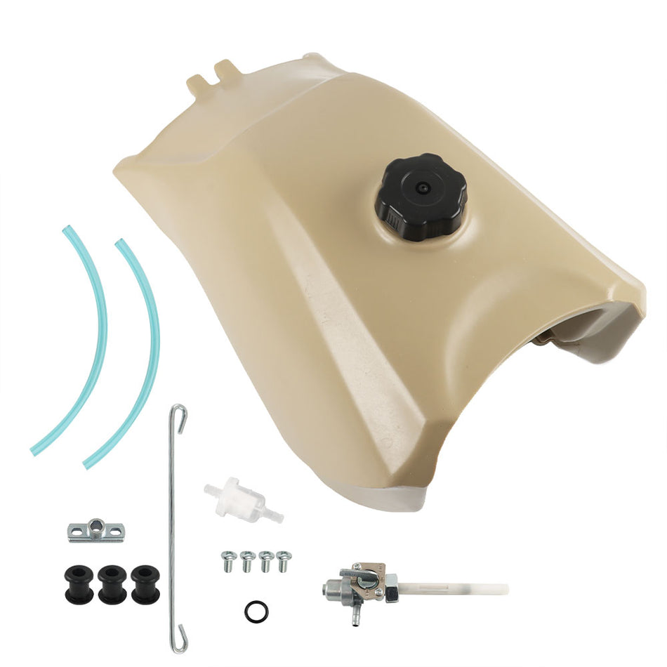 Fuel Tank W/ Cap & Fuel Petcock For Honda FourTrax 300 TRX300 1993-2000 Beige