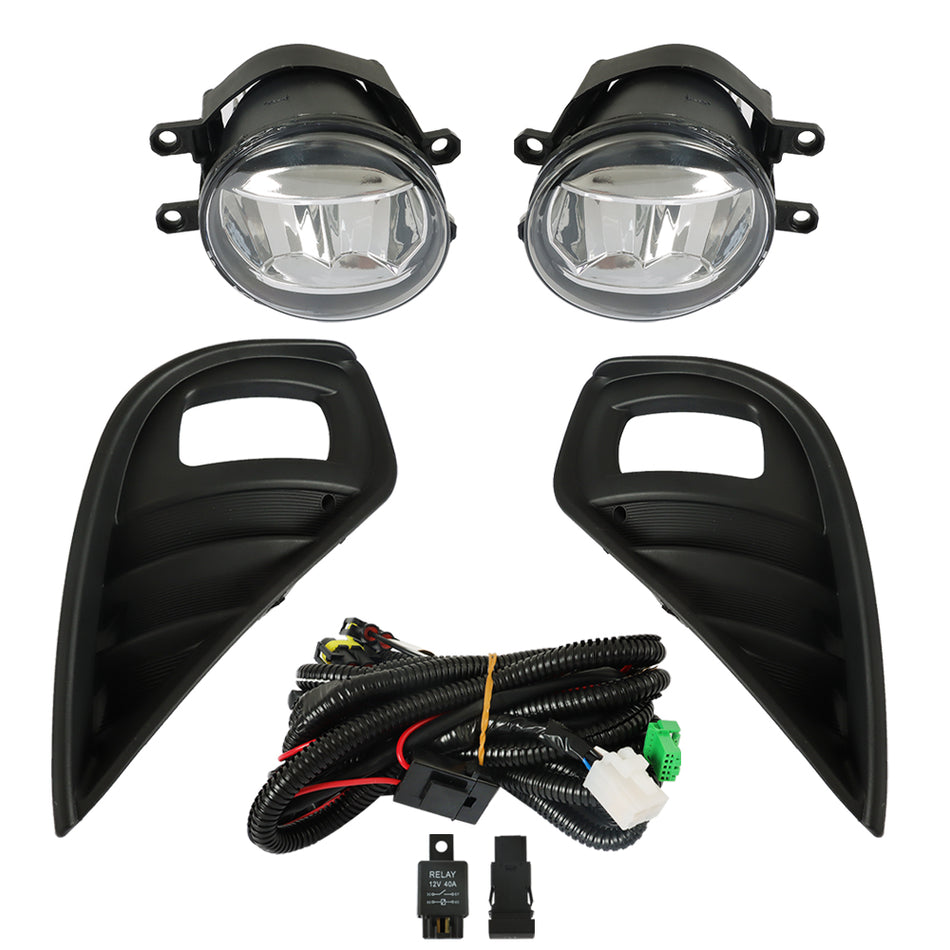Labwork Right&Left LED Fog Lights For 2020-2022 Toyota Highlander W/Switch Wires